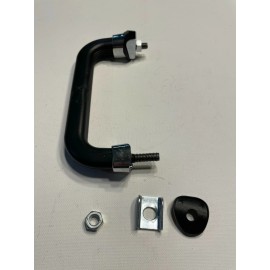 OK Parts VW Bug Beetle Black Dashboard Handle Grab Chrome End 1958 - 1967 151857641B