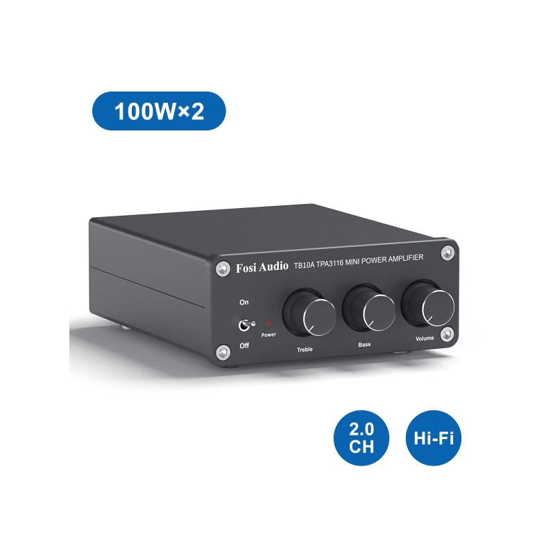 Fosi Audio TB10D Hi-Fi Integrated Amplifier 300W x 2