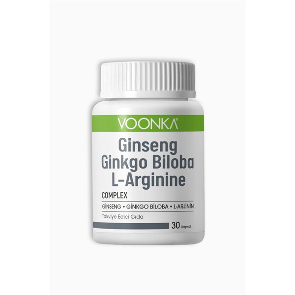 Voonka GINSENG - GINKGO BIL - L.ARG 32 CAP 1