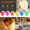 SIXDEFLY Wireless 16 Color Changing LED Puck Light 3 Pack