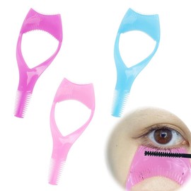 3 in 1 Mascara Guard Mascara Shield Guard Mascara Comb Eye Makeup Aid Eyelash Comb Mascara Applicator Eyelash Comb Eyelash Auxiliary Tool Eyelash Perm Multifunctional Eye Makeup Assist, Ideal for