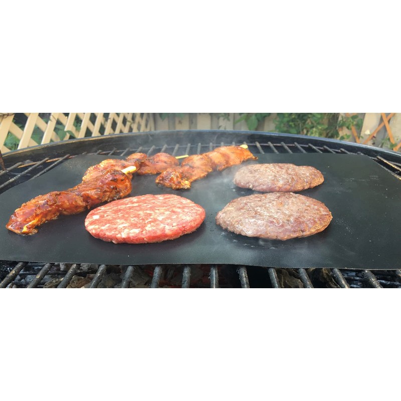 Bake-O-Glide BBQ01 Non-Stick Reusable BBQ Liners, Pack of 2, 400