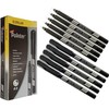 DOLLAR Pointer Plus BLACK Fineliner Fine Line Pens (10 x