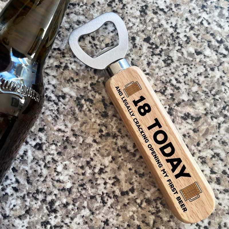 Novelty 18th Birthday Gift Bottle Opener Son Brother 18th Birthday