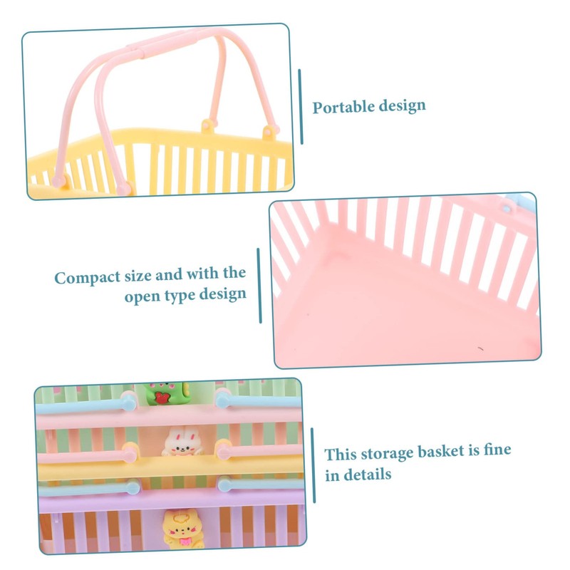 CIYODO Plastic Storage Container for Toys Doll Storage Kids Play
