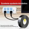 Cinta Adhesiva Nano Doble Cara Transparente de 5m x 2cm,
