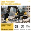 Narrow Digging Bucket,7.87in/200mm Mini Excavator Attachment Bucket Metal Trenching Digger