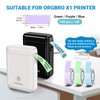 ORGBRO X1 Label Maker Tape, Genuine Thermal Label Print Paper