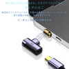 Magnetic USB C to L-Shape Converter Adapter [40Gbps High Speed