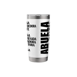 Spanish Grandma Abuelita Cute Abuela Mother's Day Stainless Steel Insulated Tumbler