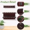 Pool Stick Holder Wall Mount,Hardwood Billiards Pool Cue Rack, Pool