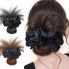 Sonami Bun Hair Spiked Hair Clip-on Wig / 소나미 번헤어 가시머리 집게핀 부분 가발