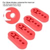 Exhaust Rubber, Duokon Silencer, Silencer, 4 Pieces, Universal 4-Hole, 12