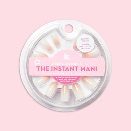 Olive-and-June Pink Glitter Gradient - Press-On | Medium | Oval