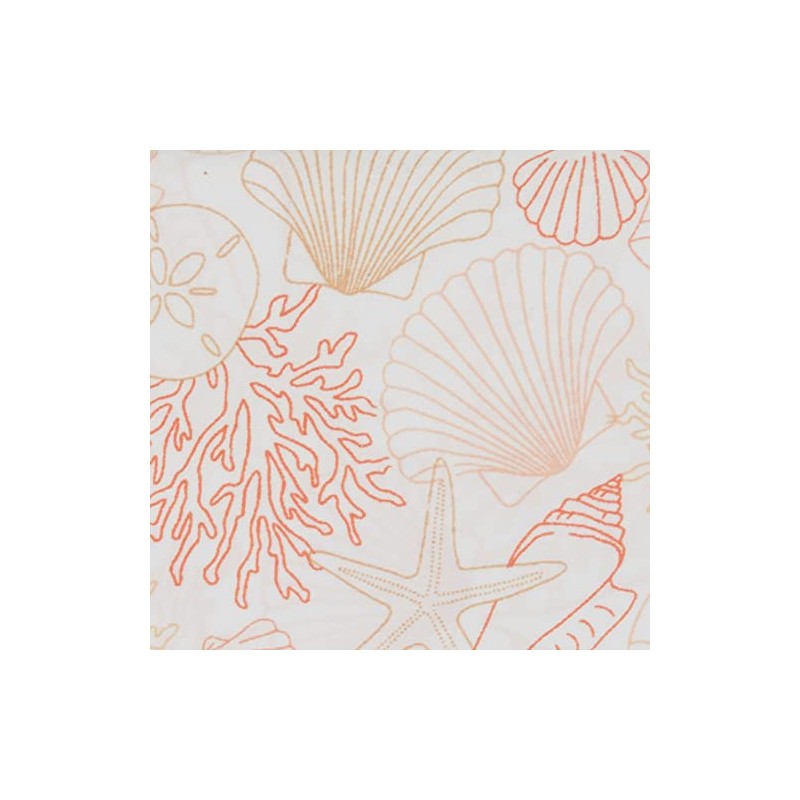 Coastal Home 4 Pc Shell Yeah Sheet Set King White