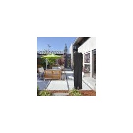 Standing Boxing Bag Cover Oxford Dustproof Indoor Outdoor Punching Bag Cover - Color: Black - 33cmx147cm