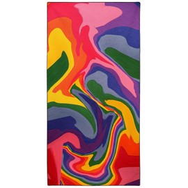 YISUMEI Blend Colors Beach Towels for Adults Extra Large 180x90cm, Microfibre Quick Dry Towel for Travel Swimming Camping Sports
