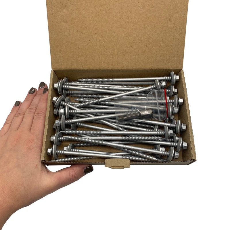 (Pack of 30) Hex Head Self Drilling 6.4 x 140mm