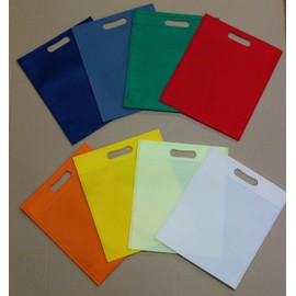 American Home & Gardening 12 Pack Party Bags, Gift Bags, 10 by 12 Inches (Navy Blue)