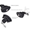 32mm RV Toolbox Locks Black Waterproof Shockproof Superior Seal RV