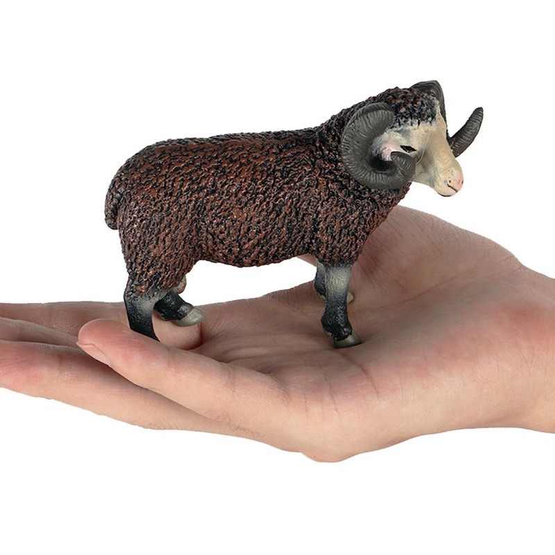 4 Pcs/Set Simulation Sheep Decoration Model Set Farm Animal Model
