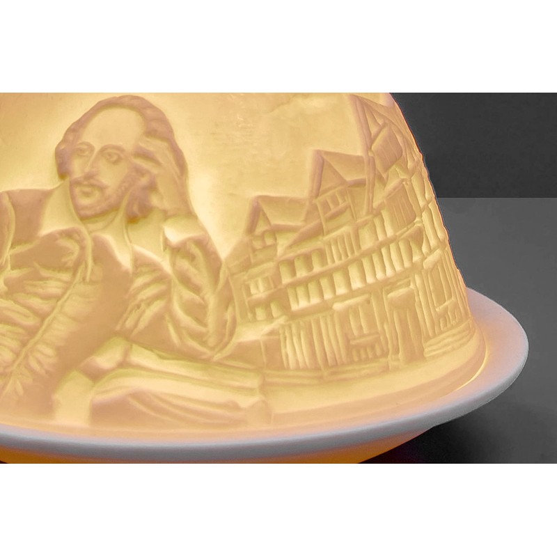 Light-Glow LD90043, White, Approx. H8 x Ø12cm or H3.2 x