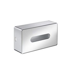 Emco Loft 55700100 Toilet Tissue Box (Colour Chrome, Length 251 mm, Tissue Box for Bathroom Wall Mount) Normal