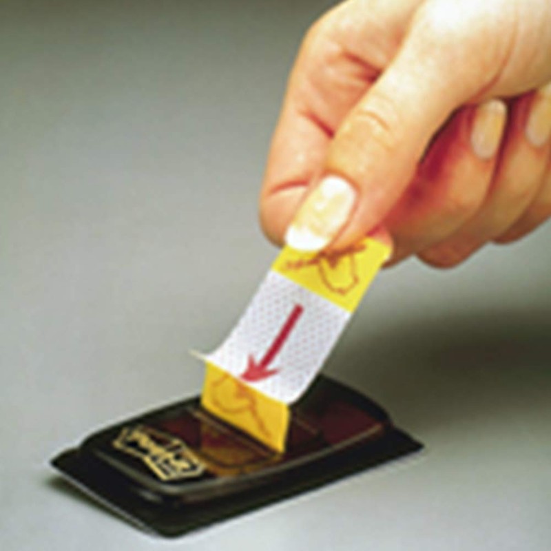Post-it Message Flags, "Sign Here", 50/Dispenser, 1 Dispenser/Pack, 1 in