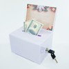 Donation Ballot Box with Lock - Secure Suggestion Box Perfect