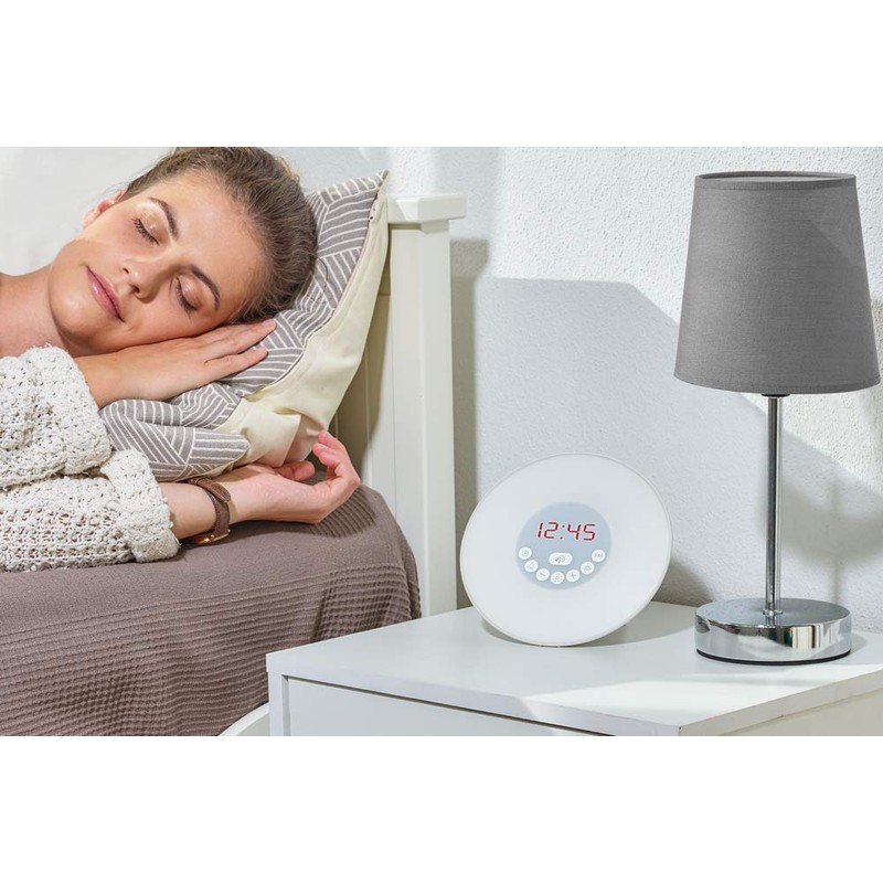 Monzana® Bedside Table Lamp Anthracite Table Lamp Height 32 cm
