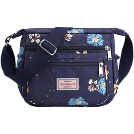 FAVORTALK Crossbody Bag for Women Multi Pocket Casual Waterproof Crossbody Handbags Shoulder Messenger Bag for Travel Hiking Dailyg - B39819