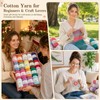 Aeelike Pure Cotton Yarn for Crochet & Knitting, Baby Cotton