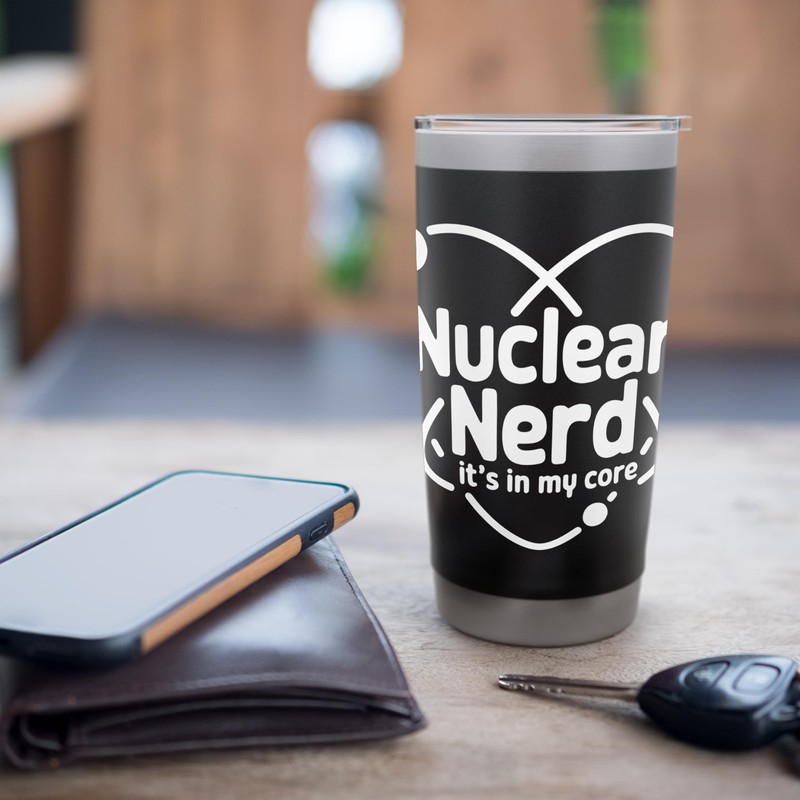 Nuclear Physics Nerd Atomic Core Science Enthusiast Stainless Steel Insulated