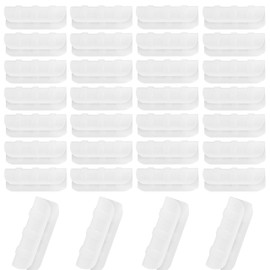 80PCS 1 Inch Greenhouse Clips - Heavy Duty ABS Plastic Clamps for PVC Pipe,Greenhouse Film,Sunshade Nets,Gardening & Farming (White)