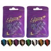 THOR-DARTS L-Style Dart Tips in Double Pack Flights (2 x
