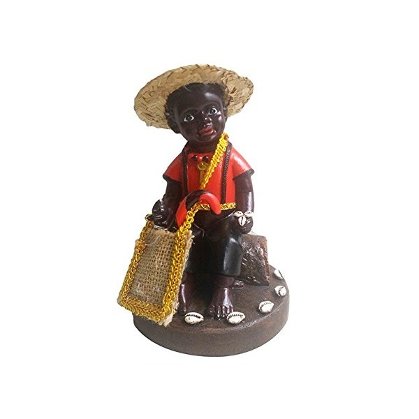 6" Statue Baby Elegua Figurine Santeria Yoruba Orisha African God