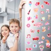 Funrous 30 Pcs Happy Easter Gel Window Clings Stickers Spring