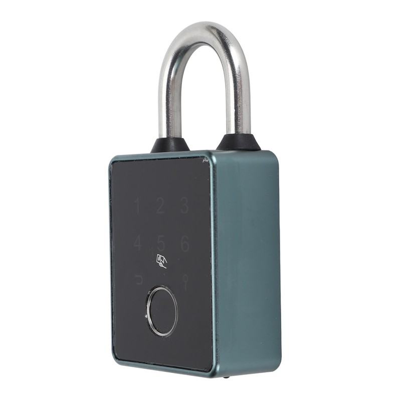 Smart Fingerprint Password Padlock Card APP Key Access Theft Proof
