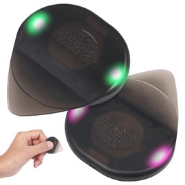 TOYANDONA Auto LED Glowing Guitar Picks, 2 Pcs Light up Ukulele Picks Variety Colorful Plectrums for Bass Electric Acoustic Guitars Ukulele