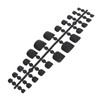 False Toe Nails, Lightweight Artificial Toe Nail Wraps for Weddings