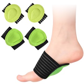 2 Paar Mittelfußbandage, Doppelseitige Ergonomische Fußgewölbeunterstützung, Mittelfußbandage Einlegesohlen zur Linderung von Plantarfasziitis & Fußgewölbeschmerzen, Perfekt für Alltag und Sport