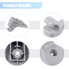 A ABSOPRO Pack of 2 Grey Sun Visor Support Clip