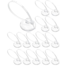 JETOP 50 Pack Suction Cup Aquarium and 100 Pieces Adjustable Zips Cable Set Aquarium Accessories for Holding Airline Tubing Reptiles Hammocks and Decorations Shrimp Nests Binding Moss