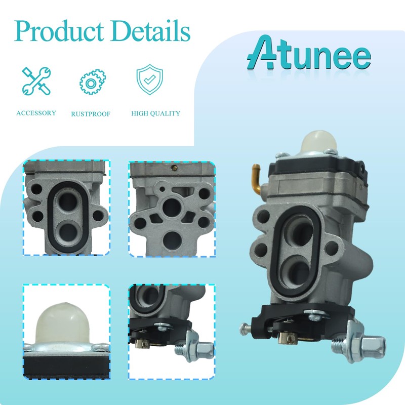 Atunee 504116101 Carburetor for Husqvarna 130BT 530BT EBZ3000RH EBZ3000RHCA EBZ3050RH