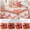 Cmfshape King Size Quilt Set Thanksgiving,Fall Pumpkin Pattern Printed Bedding