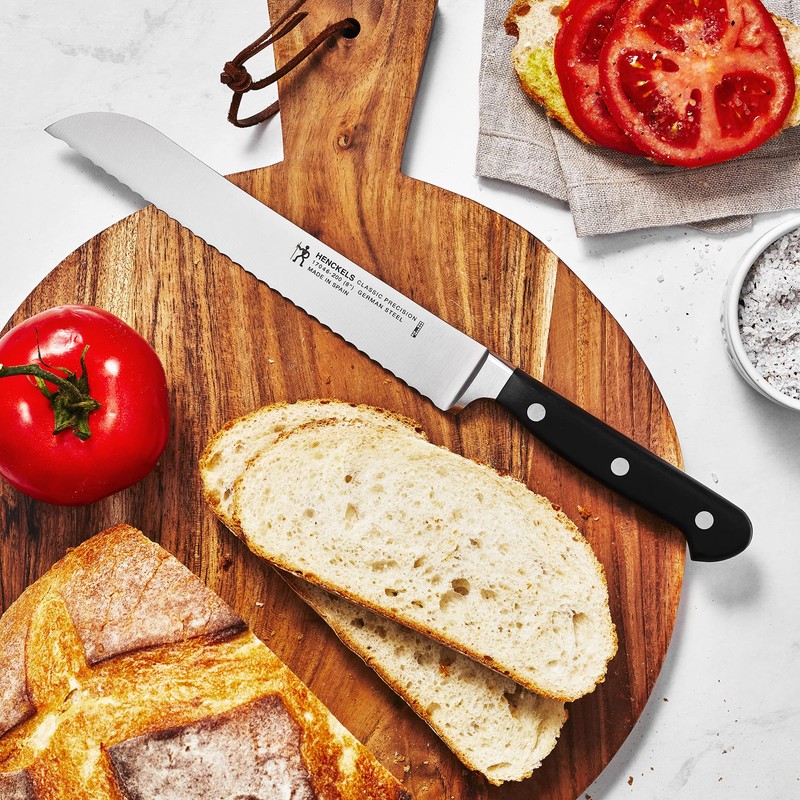 HENCKELS Classic Precision Razor-Sharp 8-inch Bread Knife, Cake Knife, German