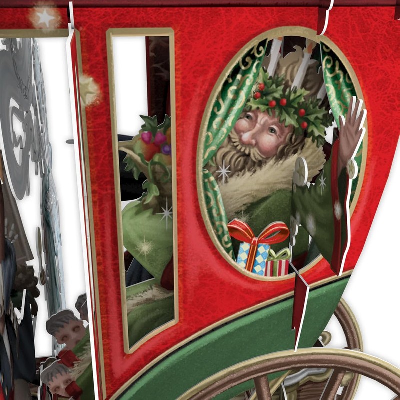 PAPER D'ART - CHRISTMAS CAROL - 3D CHRISTMAS CARD
