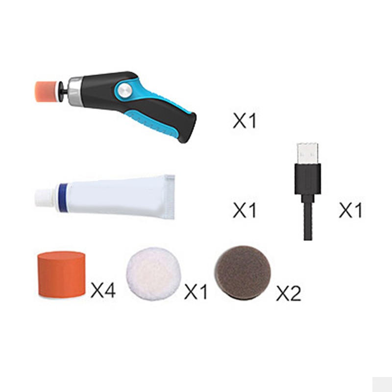Mini Electric Car Polisher Portable Car Scratch Remover Machine Adjustable