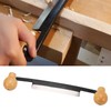 Straight Draw Knife Double Anti Slip Wooden Handle Incisive Tungsten