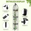 SDLDEER Garden Obelisk Trellis for Climbing Plants Outdoor, 1Pcs 6.7FT